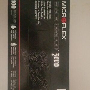 Microflex Black Dragon Zero Nitrile Gloves